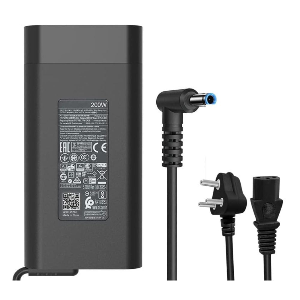 [ORIGINAL] Hp 200W Laptop Charger - 19.5V - 10.3A - 4.5mm Pin