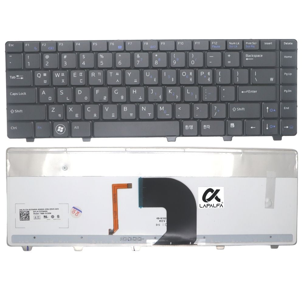 Dell Vostro 3300 3400 3500 3700 Series P/N NSK-DJ301 Laptop Keyboard