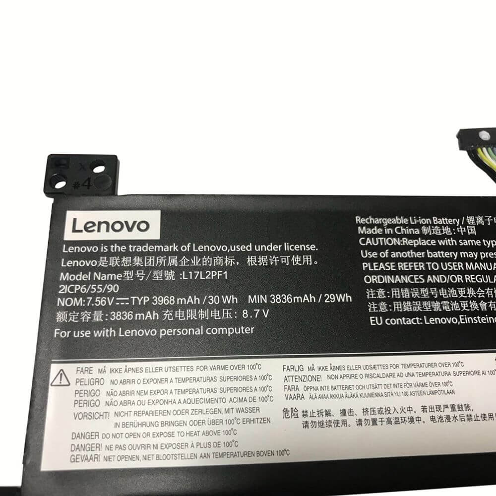 [ORIGINAL] Lenovo V15-IIL 82C500S9AU Laptop Battery - L17L2PF1 7.56V