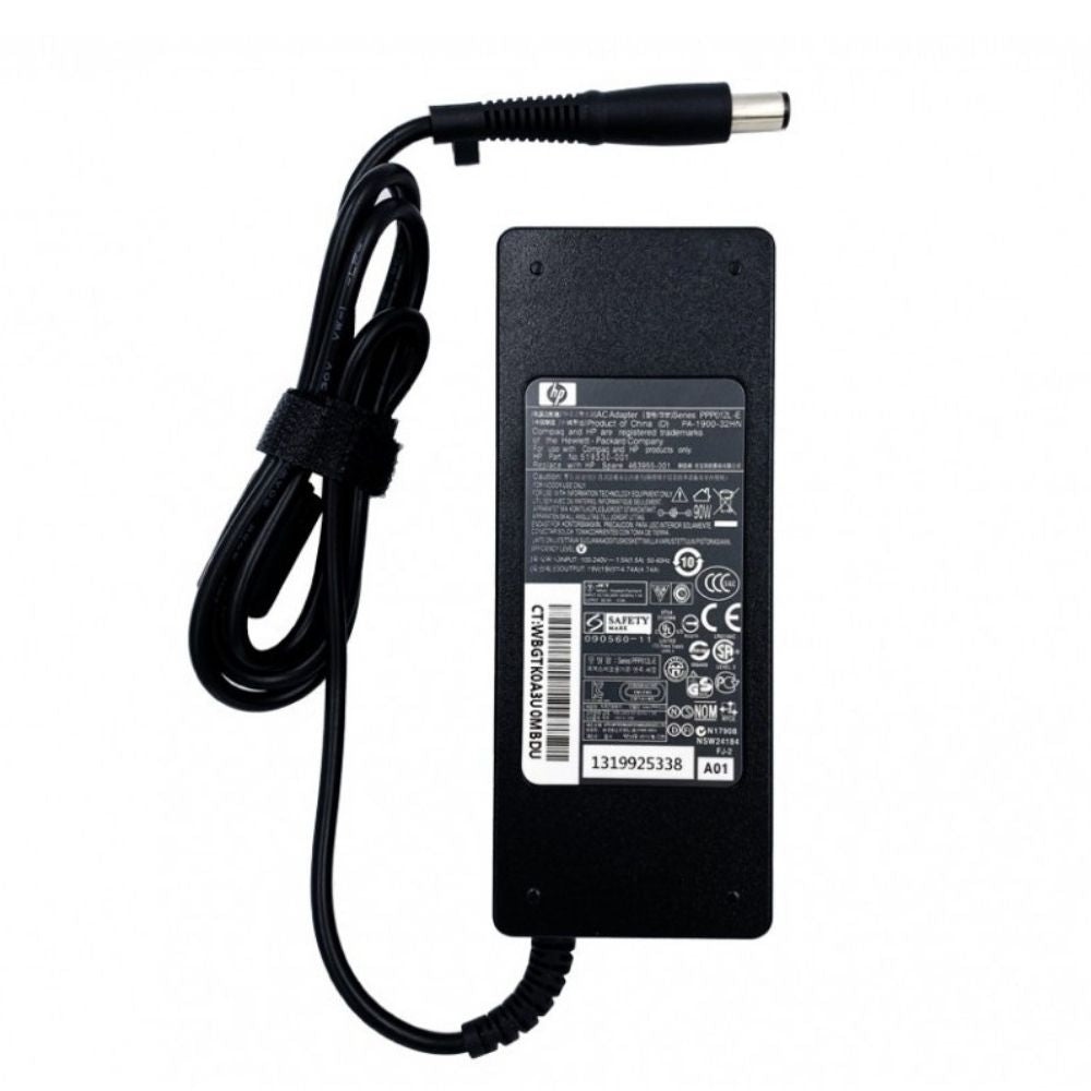 HP Original 90W 7.4mm Smart Pin Adapter Charger for Laptops