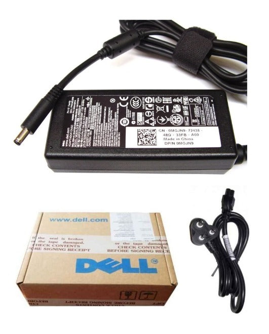 Laptop Adapter Charger 65w 19.5V 3.34A (New Pin 4.5 * 3.0mm) MGJN9 for Inspiron 11 (3147, 3148, 3152, i3152, 3153, 3157, 3158, 3162) Series & Power Cord