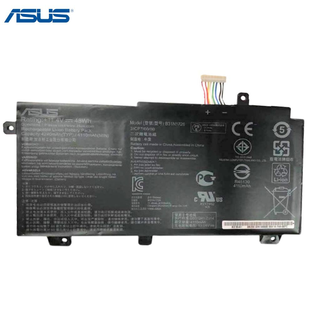 BUY [Original] Asus B31N1726 Laptop Battery - 11.4V 48Wh B31N1726