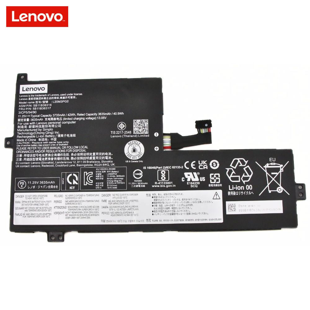 BUY [ORIGINAL] Lenovo FLEX 3 Chromebook-11IJL6 Laptop Battery - 42WH L20M3PG2
