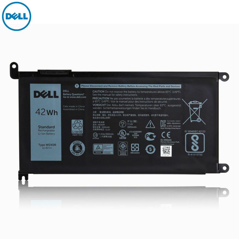 [ORIGINAL] Dell Inspiron 5567 Laptop Battery - 42Wh 11.4V WDXOR