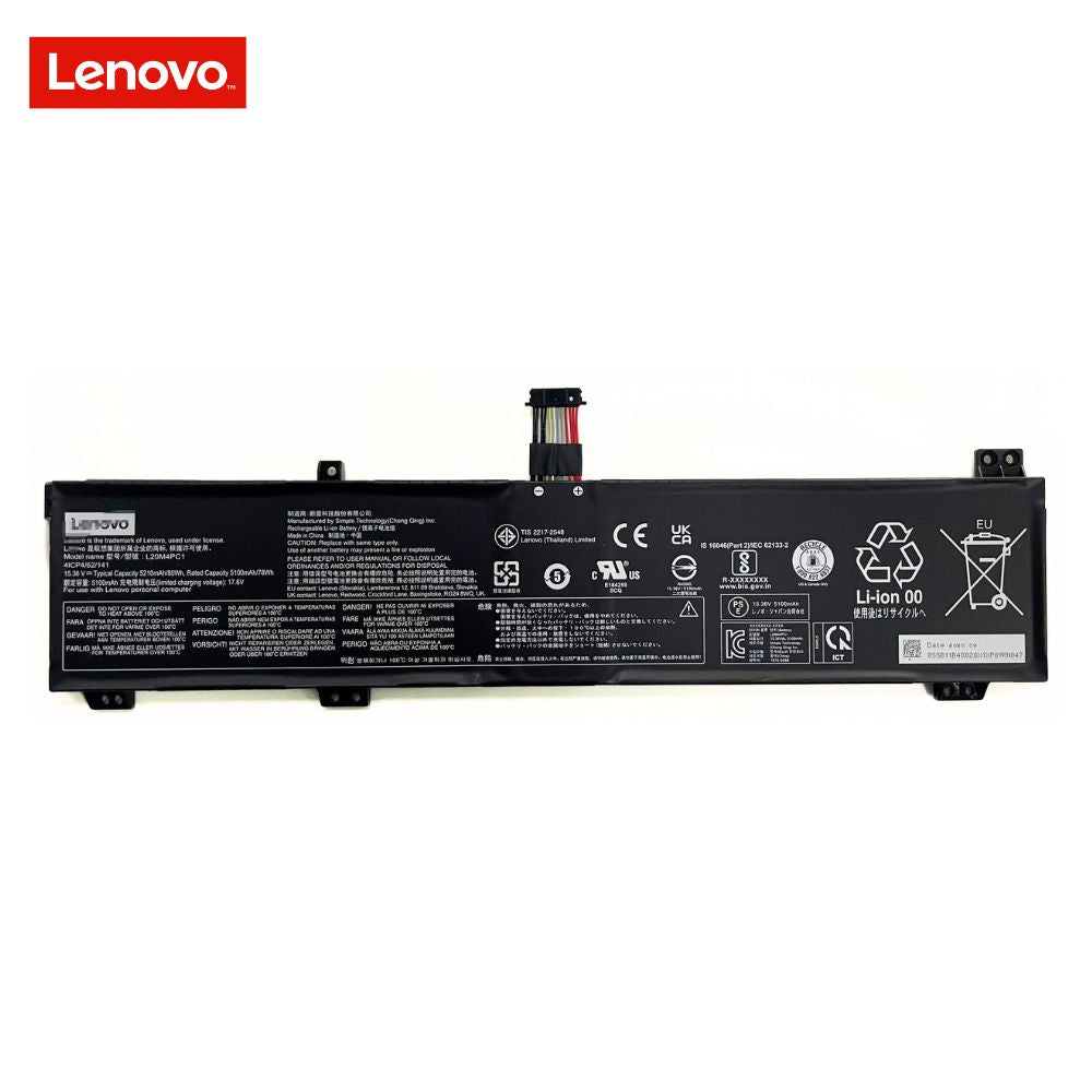 BUY [ORIGINAL] Lenovo Legion 5 Pro 16ACH6H Laptop Battery - 15.36V L20M4PC1
