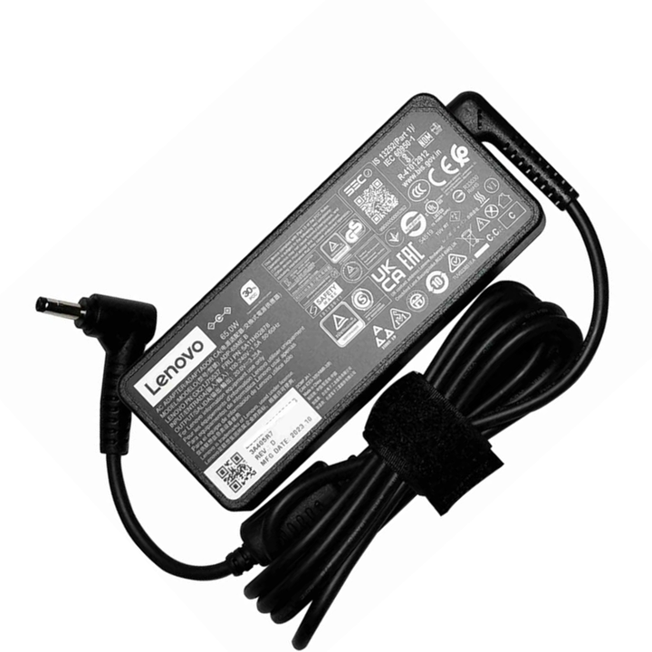 [ORIGINAL] Lenovo 65W Laptop Charger - 20V - 3.25A Round Pin Adapter