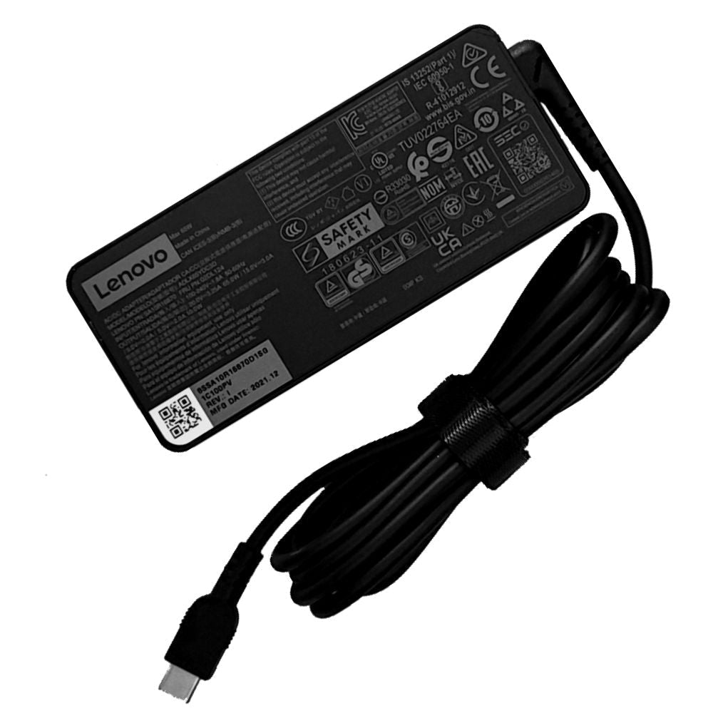 Chargeur 65W USB-C Pour Lenovo Thinkpad L580 (20LW, 20LX, 20M) - Neuf, Origine Chine