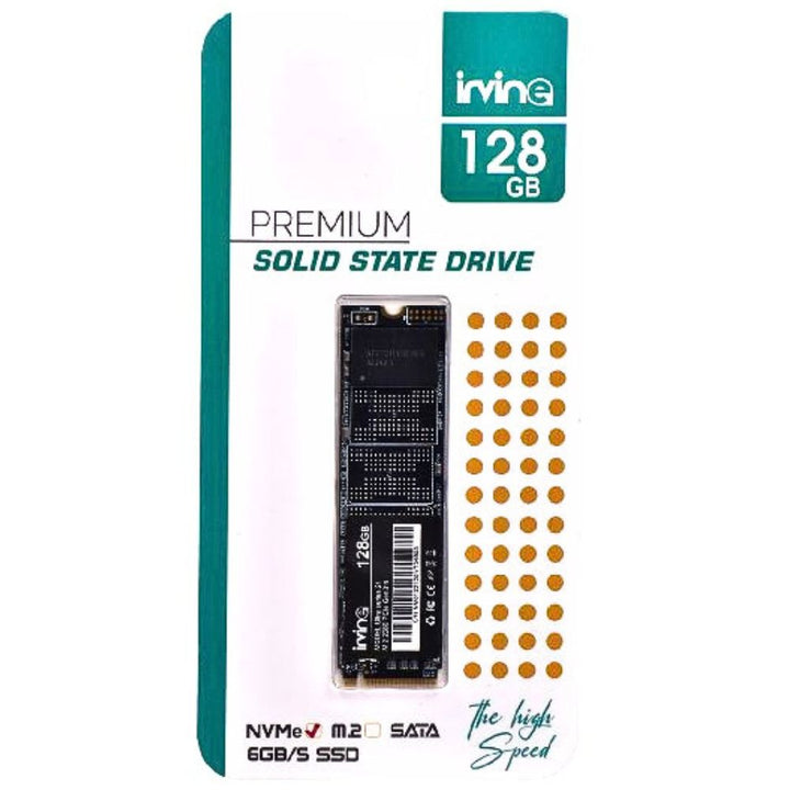 Irvine 128GB NVMe M.2 2280 SSD internal solid state drive