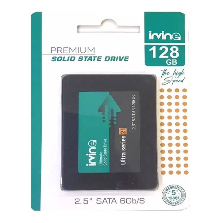Irvine 128GB SATA SSD High Speed Storage Drive
