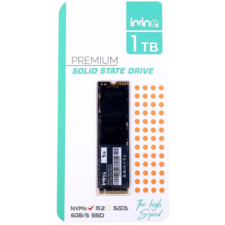Irvine 1TB NVMe SSD M.2 2280 high speed internal storage