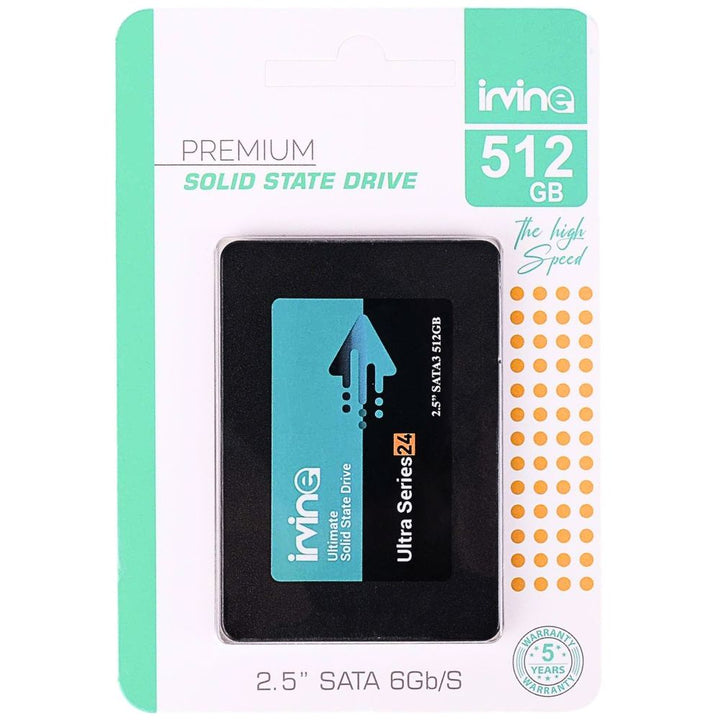 Irvine 512GB SATA SSD Internal Solid State Drive (2.5 Inch)