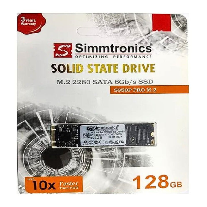 Simmtronics 128GB M.2 SSD Internal Drive
