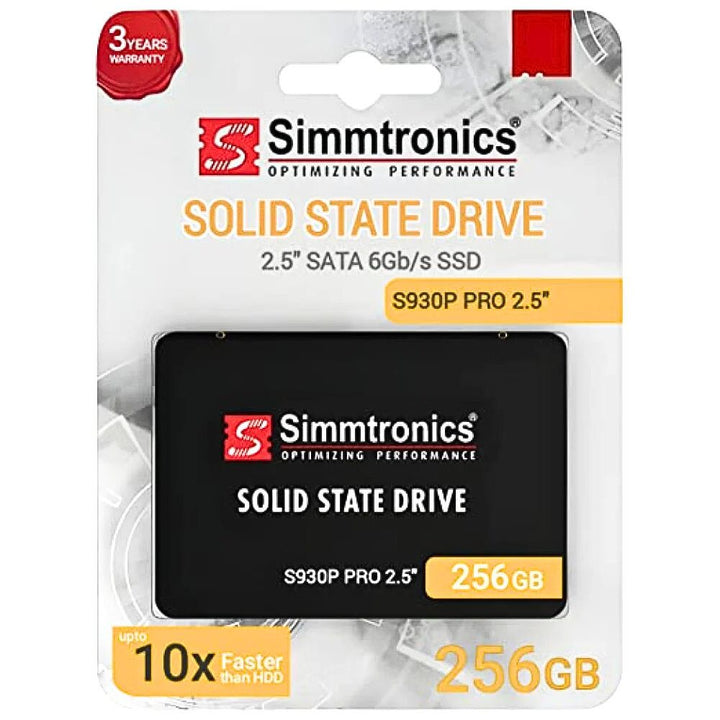 Simmtronics 256GB SATA SSD High Speed Internal Storage Drive