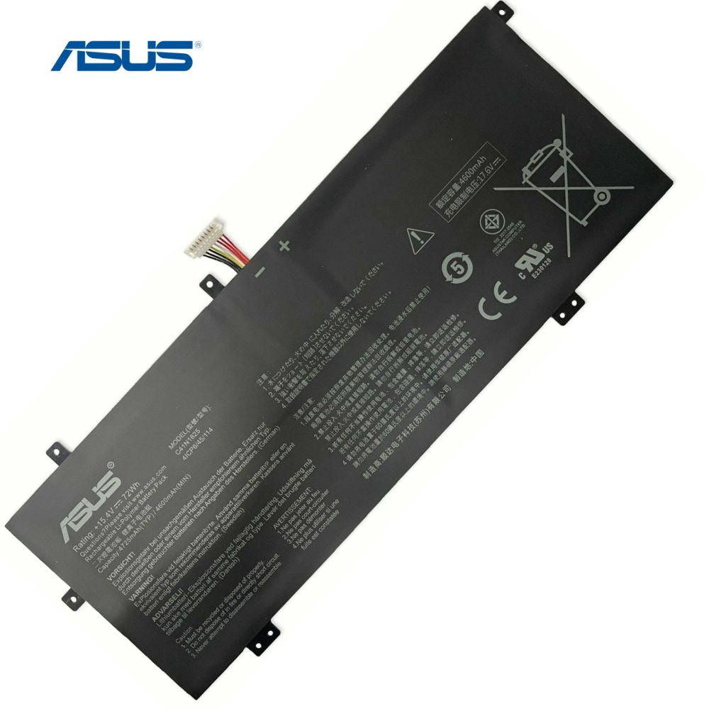 ASKC C41N1802 Laptop Batteria Per Asus Rog Zephyrus S GX701GX GX701G GX701GV GX701GWR GX701GXR GX701GVR GX735GV GX735GVR GX735GW GGX735GXR GX735LWS S17 GX701LWS GX701LXS 15.4V 76Wh - 2