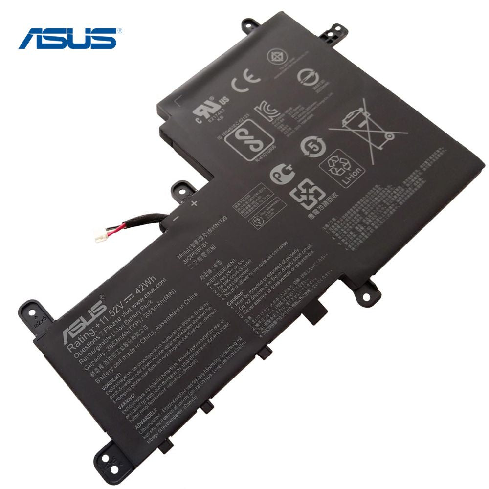 Batteria Ricambio Per ASUS VivoBook S15/X530/K530FN - B31N1729, 11.52V 42Wh, Li-ion, Garanzia 12 Mesi
