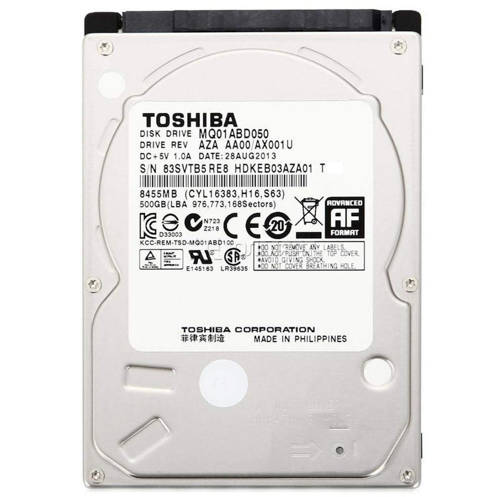 TOSHIBA 2.5インチHDD 500GB