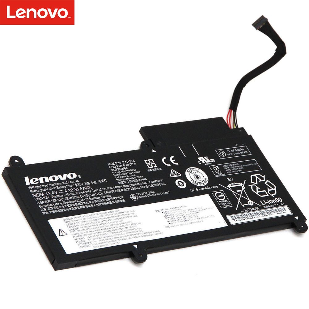 BUY [ORIGINAL] Lenovo ThinkPad E450C Laptop Battery 11.4V 47Wh 45N17