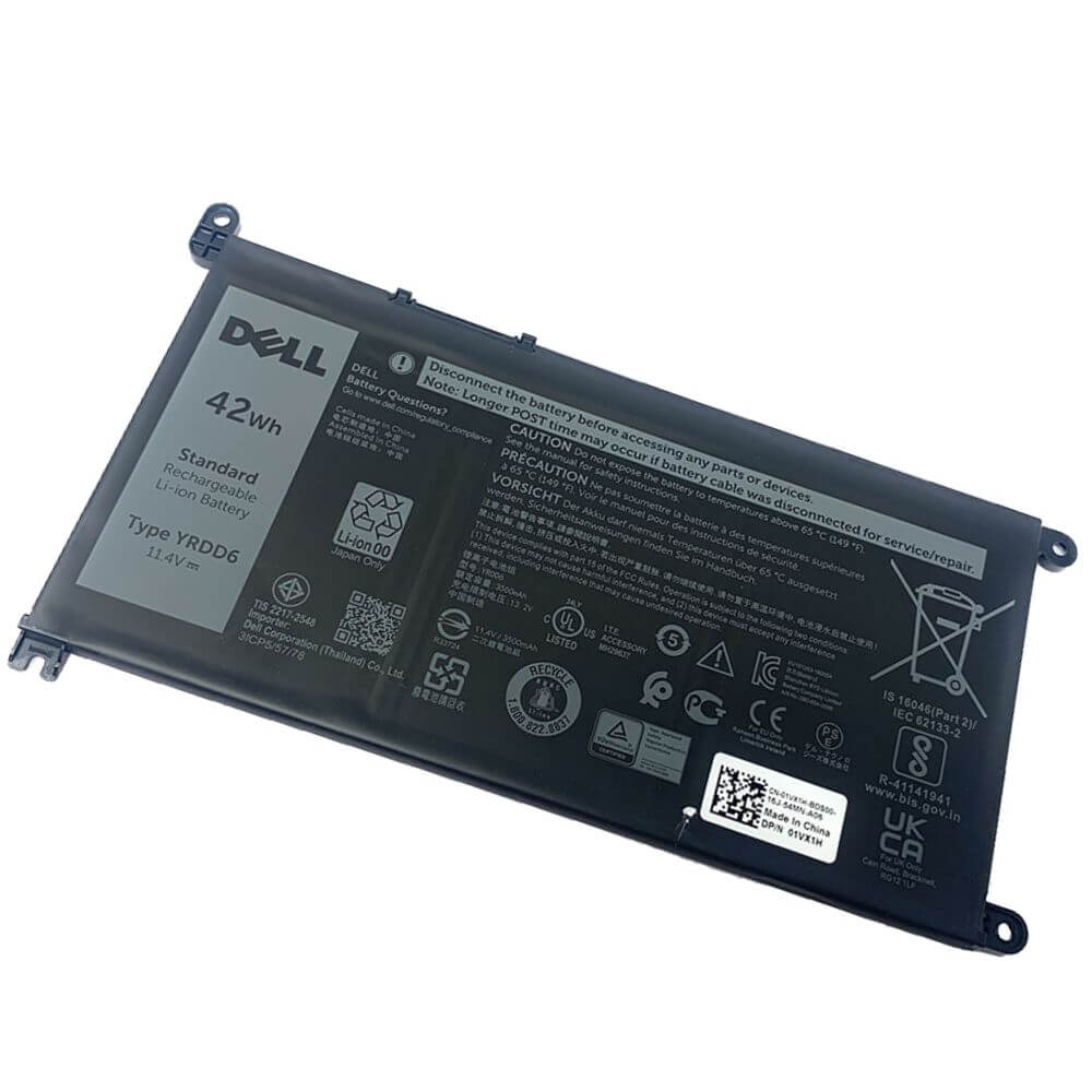 Buy [Original] Dell Vostro 14-5490-R1625S Laptop Battery - YRDD6 (11.4V 42Wh)