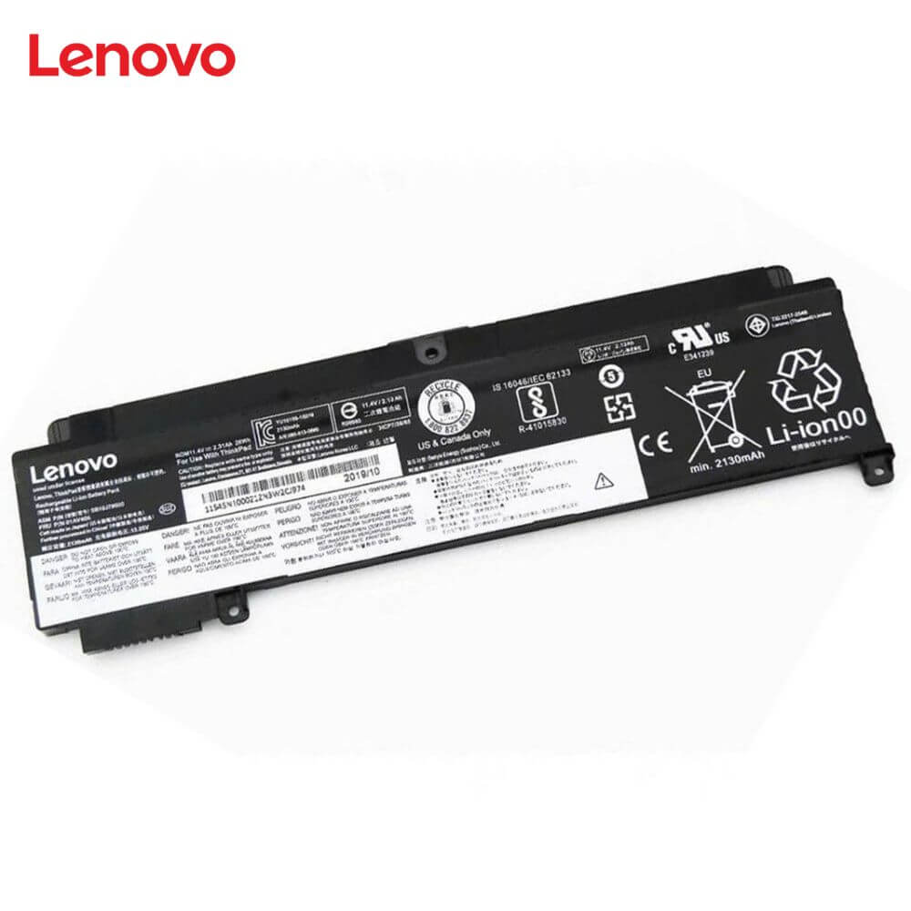 BUY [ORIGINAL] Lenovo Thinkpad T460S Laptop Battery - 11.4V  24Wh 00HW024