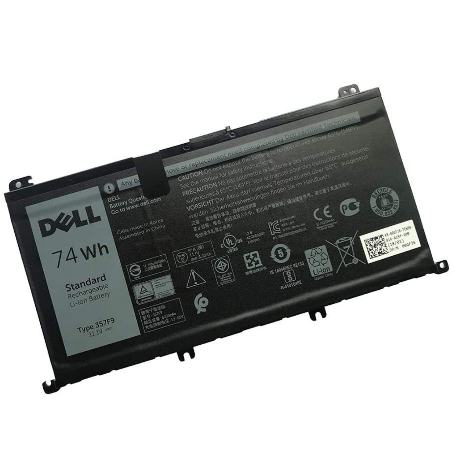 Dell 071JF4  Laptop Battery for latitude  15 7566 7567 7557 5576 5577 71JF4 357F9 Series Laptop.s