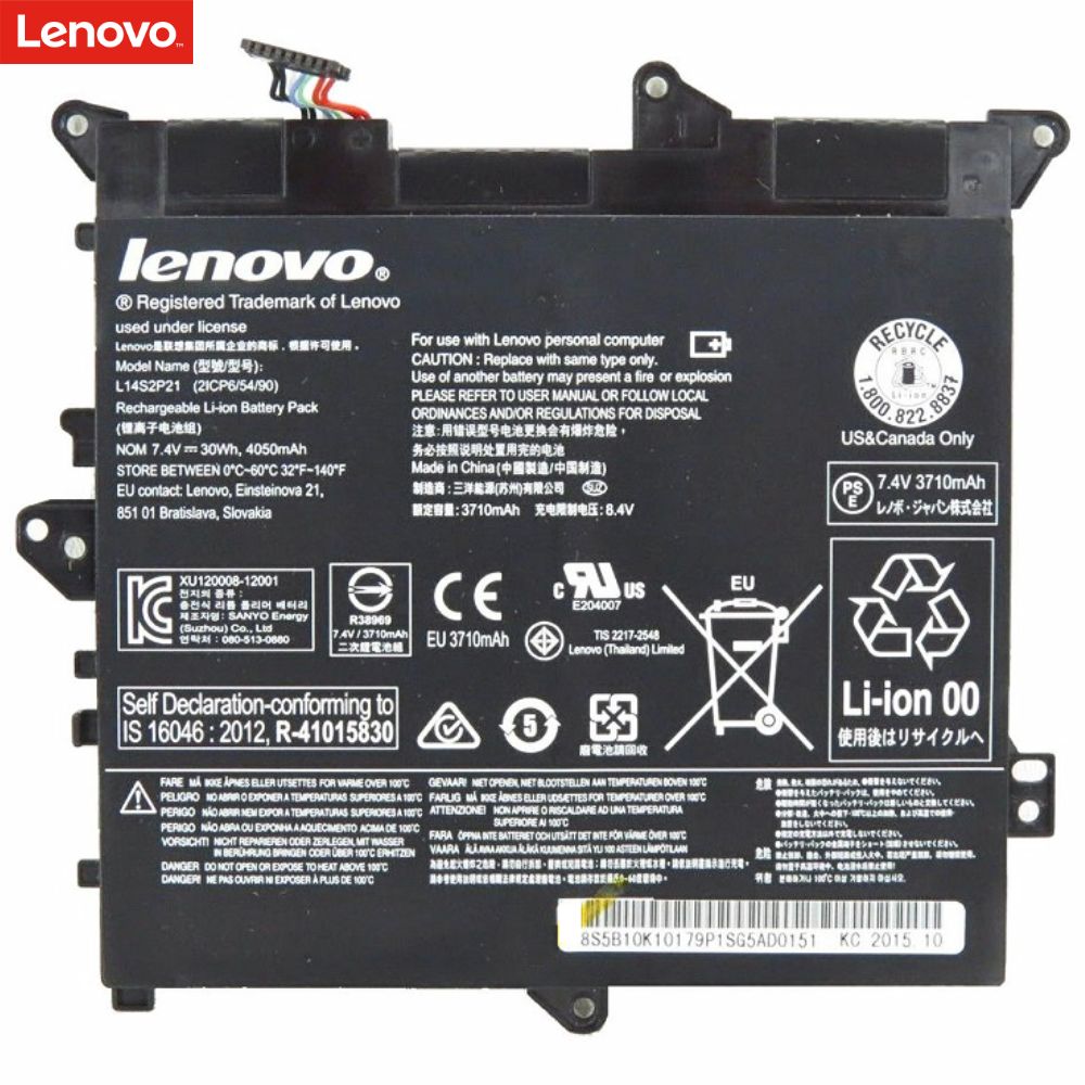 [ORIGINAL] Lenovo L14S2P21 Laptop Battery - 7.4V 30Wh L14S2P21