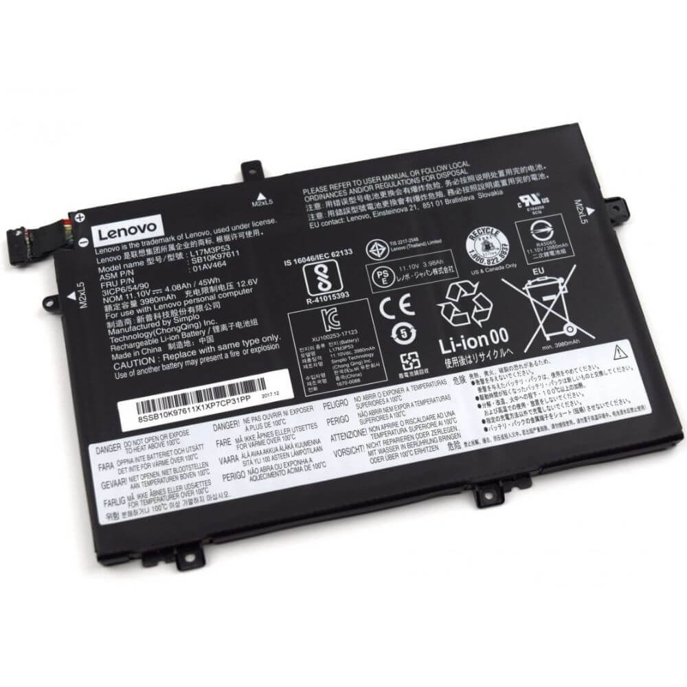Lenovo ThinkPad L480(20LS) Laptop Battery [ORIGINAL] - L17M3P53