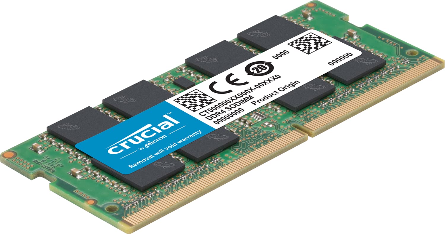 Crucial RAM 8GB DDR4 3200MHz CL22 (or 2933MHz or 2666MHz) Laptop Memor