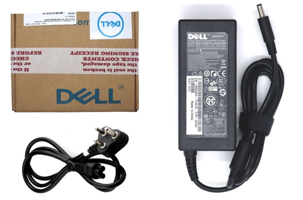 DELL 19.5V 3.34A 65w Original Laptop Charger - Genuine AC Power Adapter Model No : Dell Inspiron 15 ( 3558 )