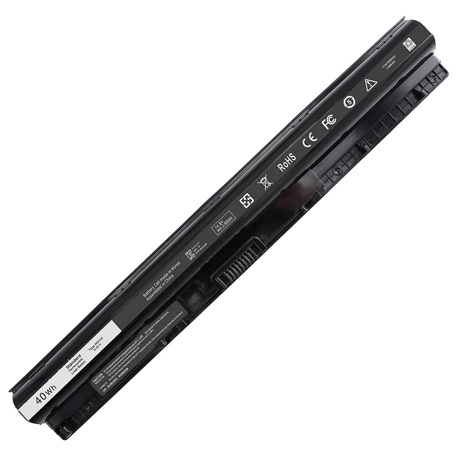 Dell 40WH M5Y1K Battery for Inspiron & vostro 14 15 17 5000 3000 Series 5559 5558 3558 5759 5759 5755 5566 5758 3567 5555 5551 3552 3451 3452 5458 1KFH3 P47F 5545 VN3N0 6YFVW GXVJ3 P51F P63F HD4J0 78V9D 453-BBBQ Series Laptop's.
