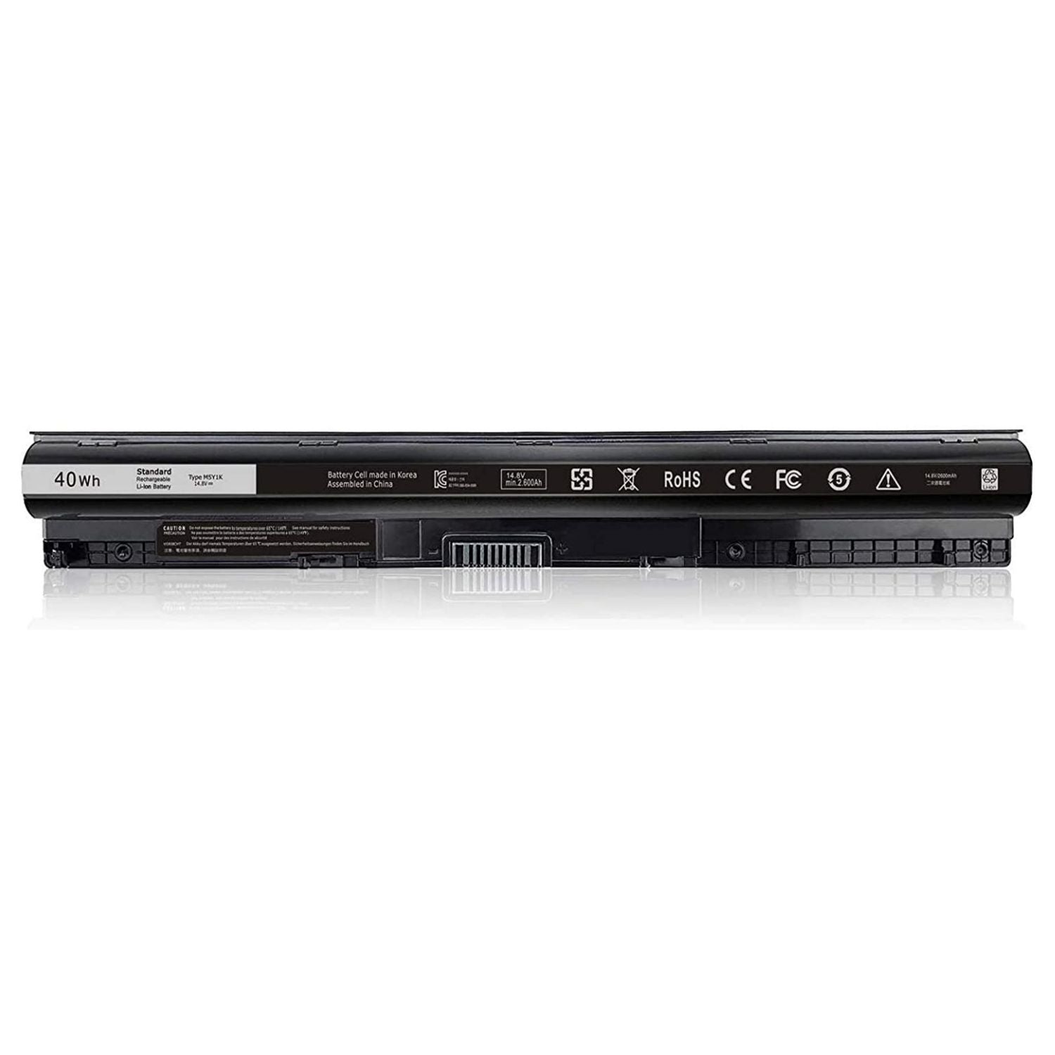 Dell 40WH M5Y1K Battery for Inspiron & vostro 14 15 17 5000 3000 Series 5559 5558 3558 5759 5759 5755 5566 5758 3567 5555 5551 3552 3451 3452 5458 1KFH3 P47F 5545 VN3N0 6YFVW GXVJ3 P51F P63F HD4J0 78V9D 453-BBBQ Series Laptop's.