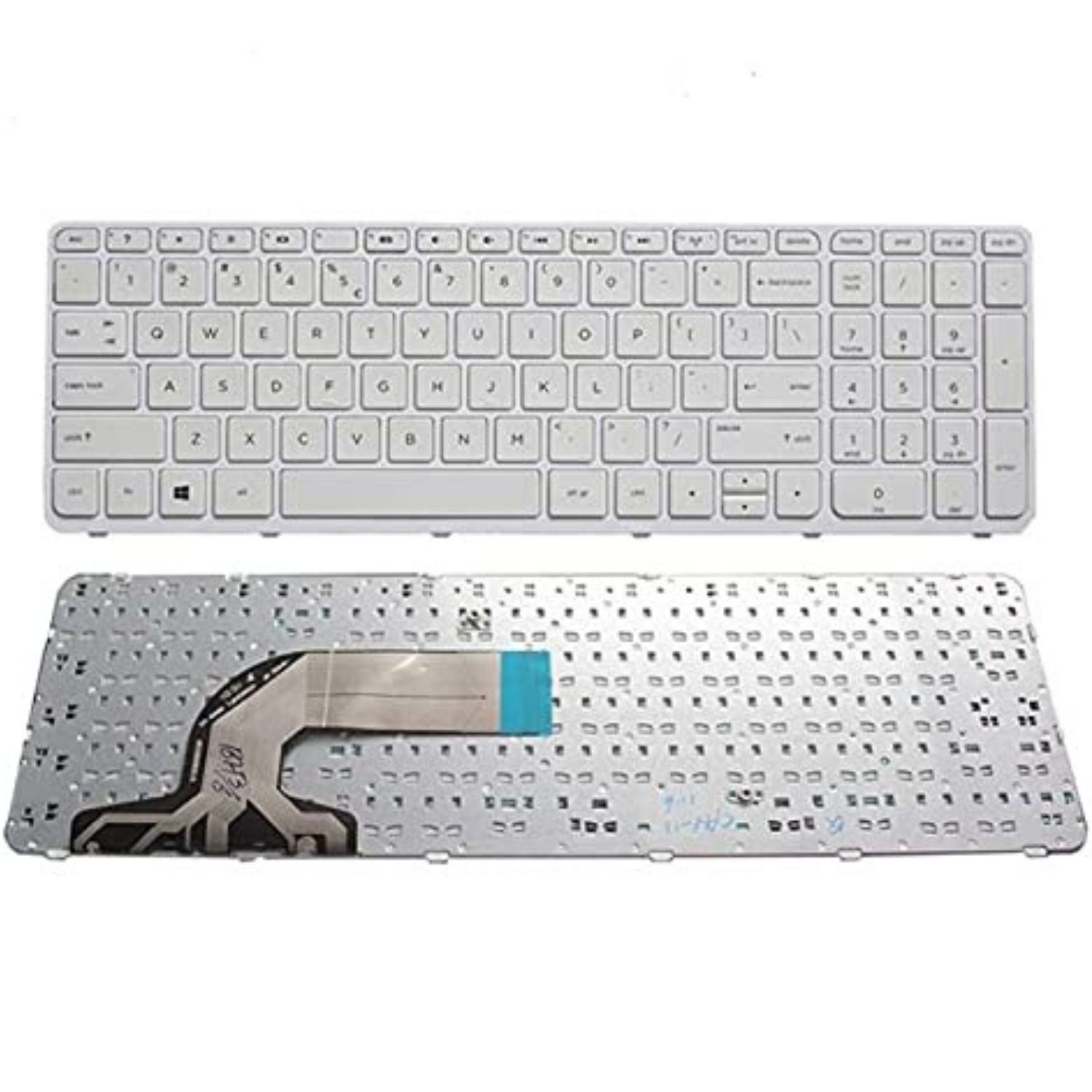 HP Laptop keyboard For Pavilion 15P (White)