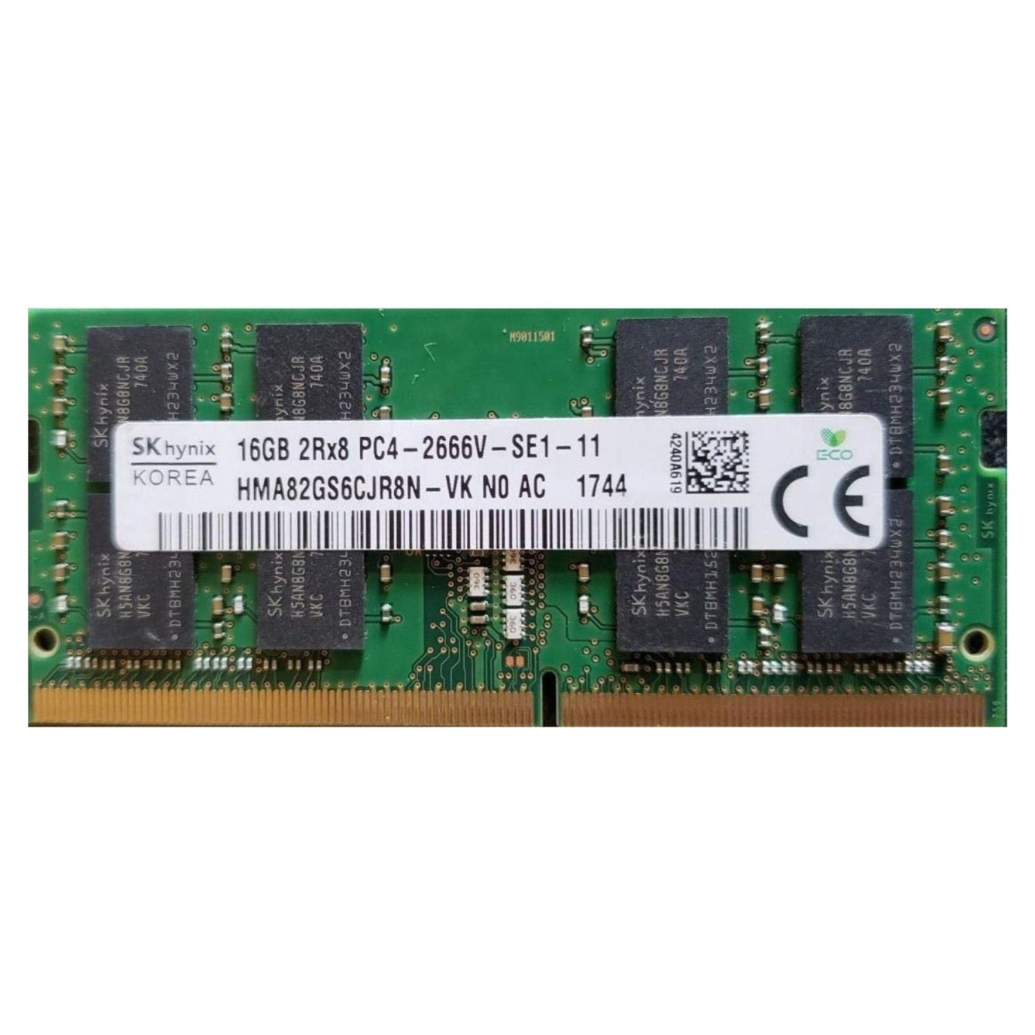 Hynix DDR4 2Rx8 DDR4 16 GB (Dual Channel) Laptop (HMA82GS6AFR8N-UH PC4-19200, Laptop Memory)