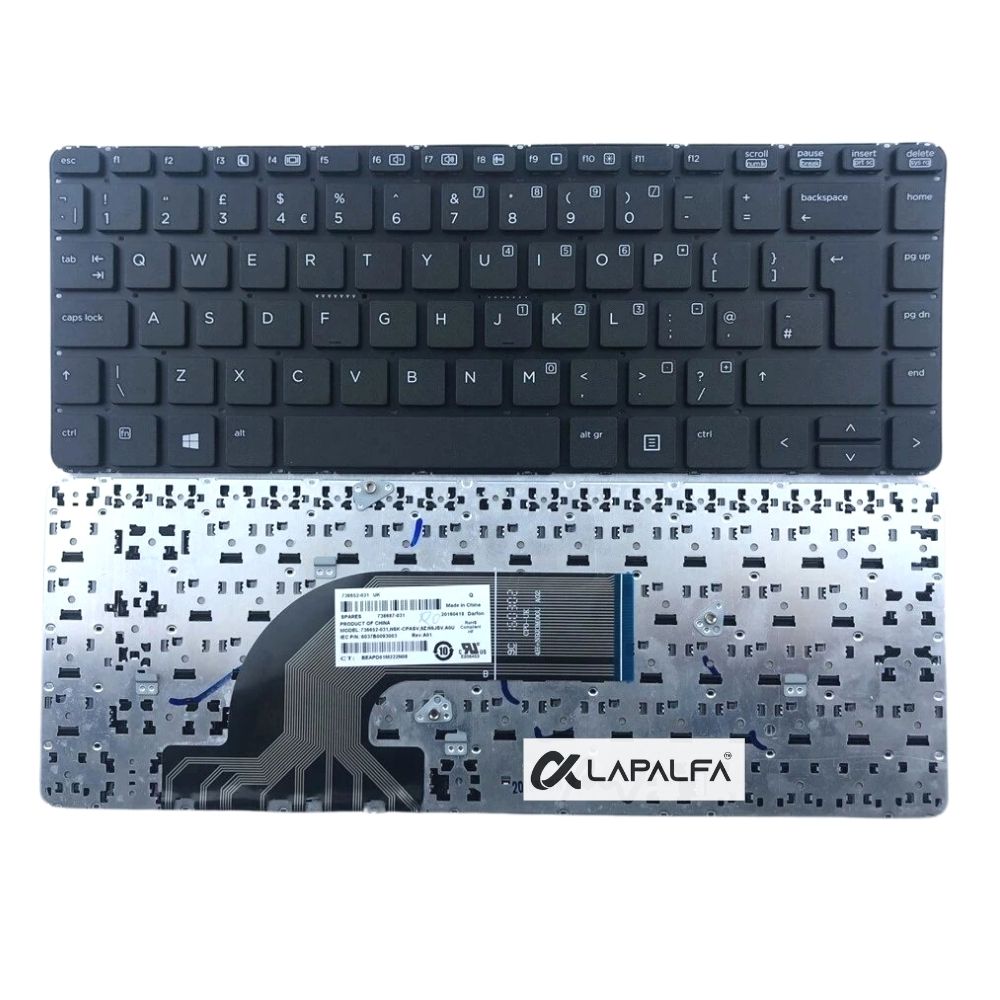 ProBook 640 440 G1 440 445 G1 G2 640 645 Series Internal Laptop Keyboard  (Black)