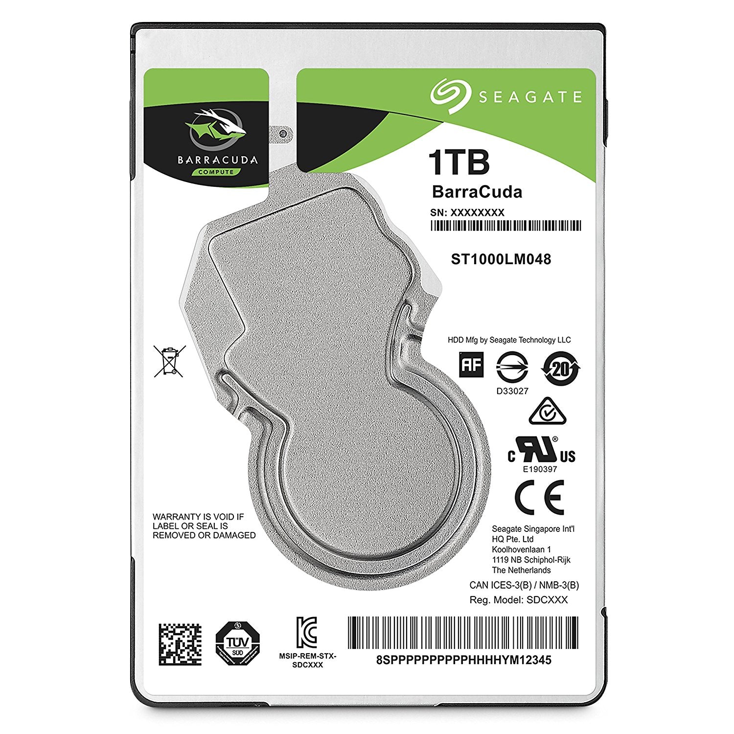 Seagate BARRACUDA 1 TB Laptop Internal Hard Disk Drive (ST1000LM048)