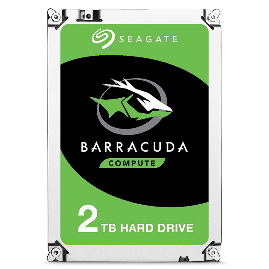 Seagate Barracuda 2 TB Internal Hard Drive HDD – 3.5 Inch SATA 6 Gbs 7,200 RPM 64 MB Cache for Computer Desktop PC Laptop (ST2000DM008)
