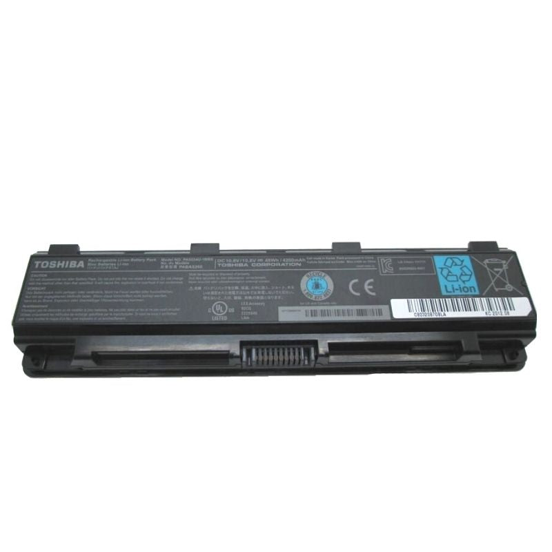 Toshiba PA5109U-1BRS Battery For Satellite C40 C50 C70 PABAS271 PABAS272 PABAS273 PA5110U-1BRS PA5108U-1BRS C855 C855D C55 L855 L875 P855 P875 S855 S875 P75-A7200 P75-A7100 PA5026U-1BRS Series laptop's.