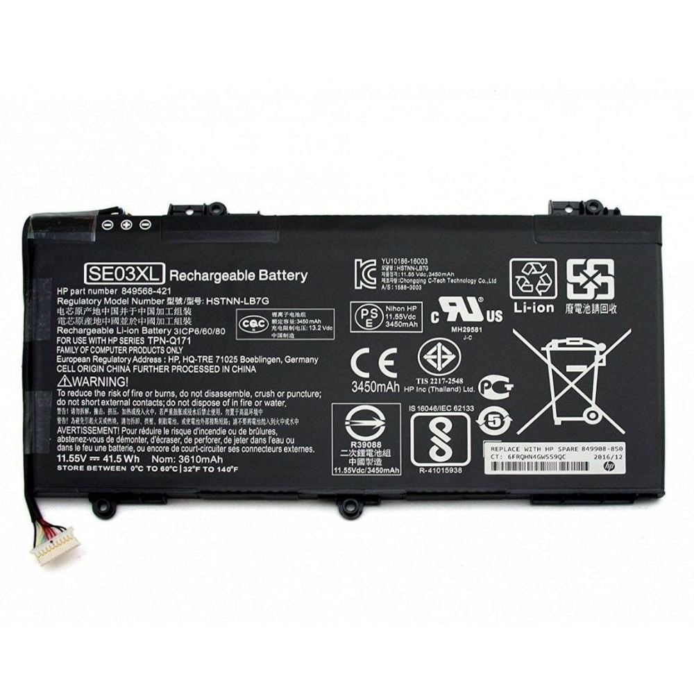 Hp Compatible Laptop Battery for HP SE03XL, HSTNN-LB7G Pavilion 14-AL000 Pavilion 14-AL100 Pavilion 14-AL015NA