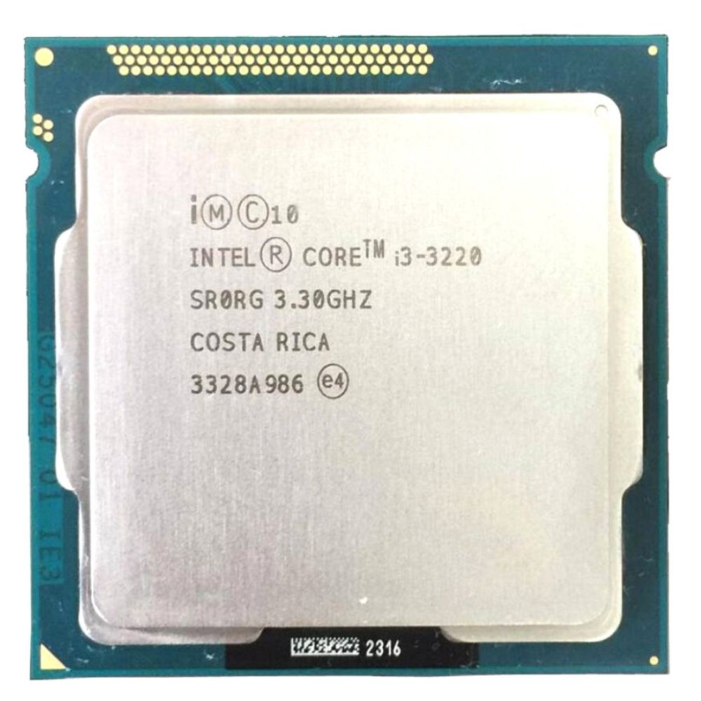Intel 3rd Generation Core i3 3220 3.3 GHz LGA 1155 Socket 2 Cores Desktop Processor (Silver)