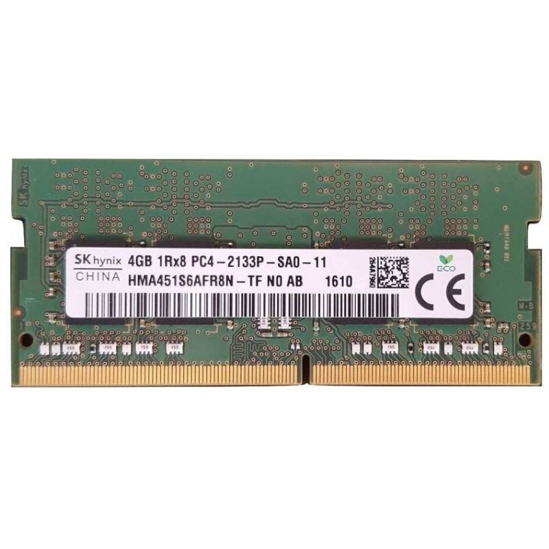 Hynix PC4-2133 DDR4 4 GB (Dual Channel) Laptop (4GB RAM 1Rx8 PC4-17000 DDR4-2133 1.2 Volts 260 Pin