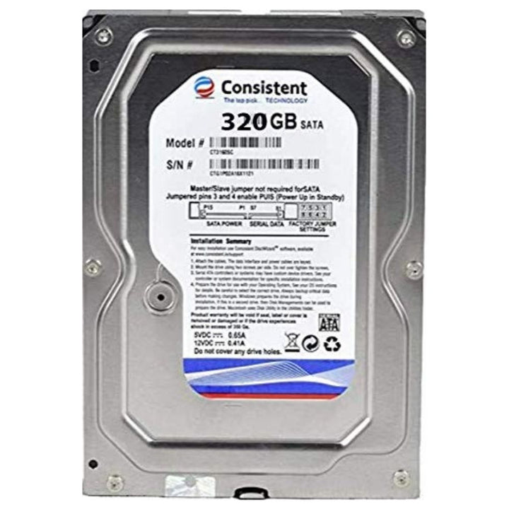 Consistent 320GB Hard Disk For Computer Desktop PC
