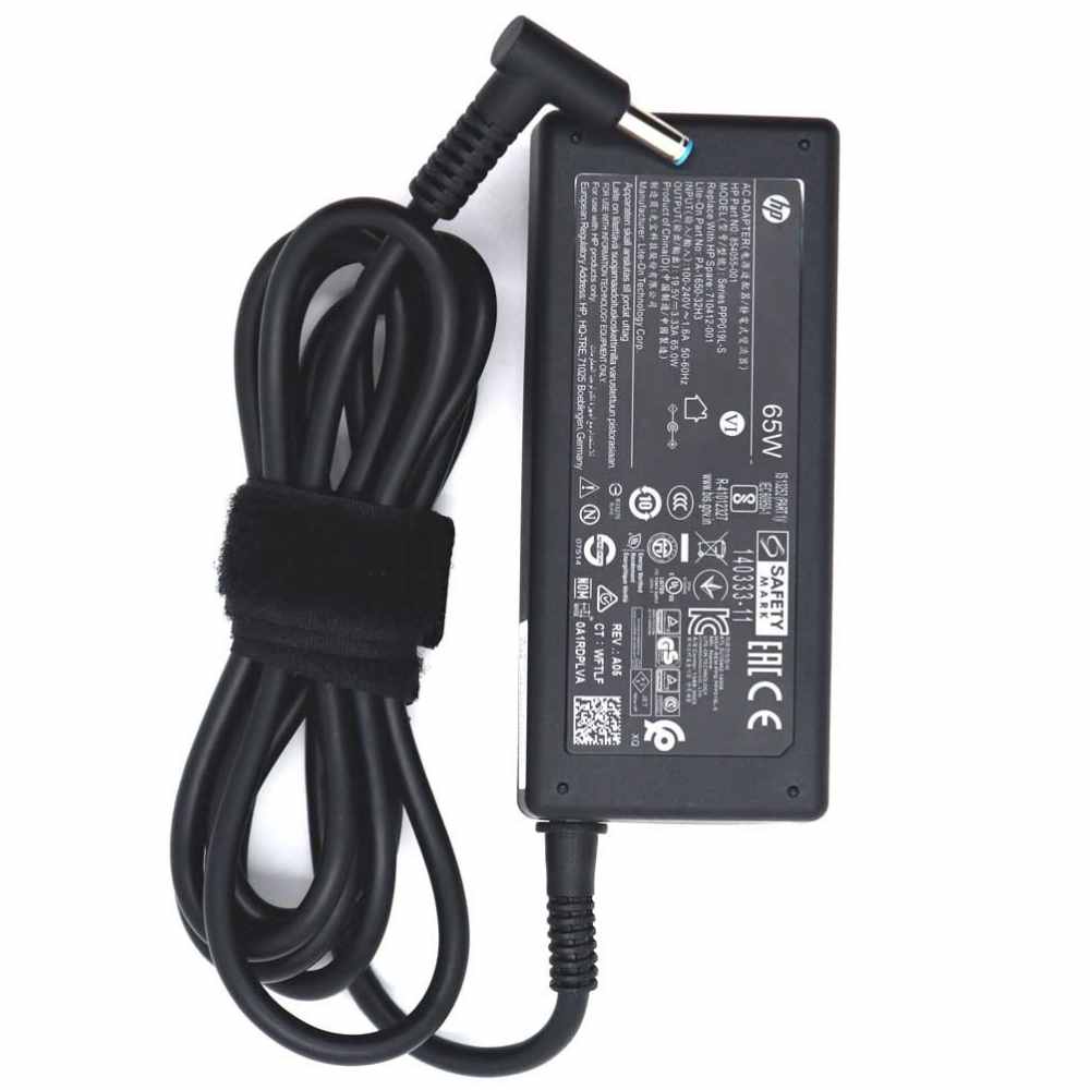 HP Original 65W 4.5mm Pin Laptop Charger Adapter for Pavilion 14-F0 Series