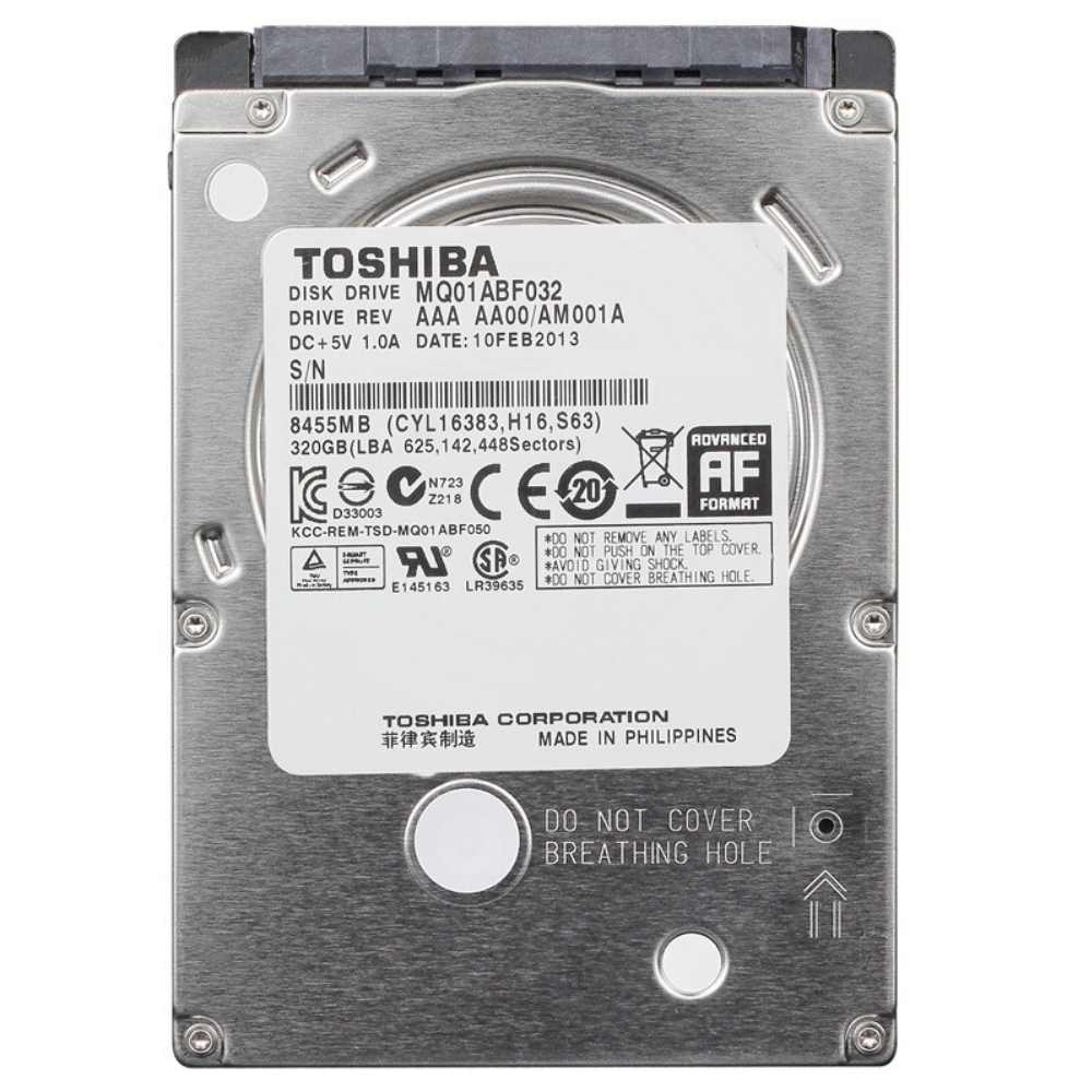 Toshiba 320 GB Laptop Internal Hard Drive